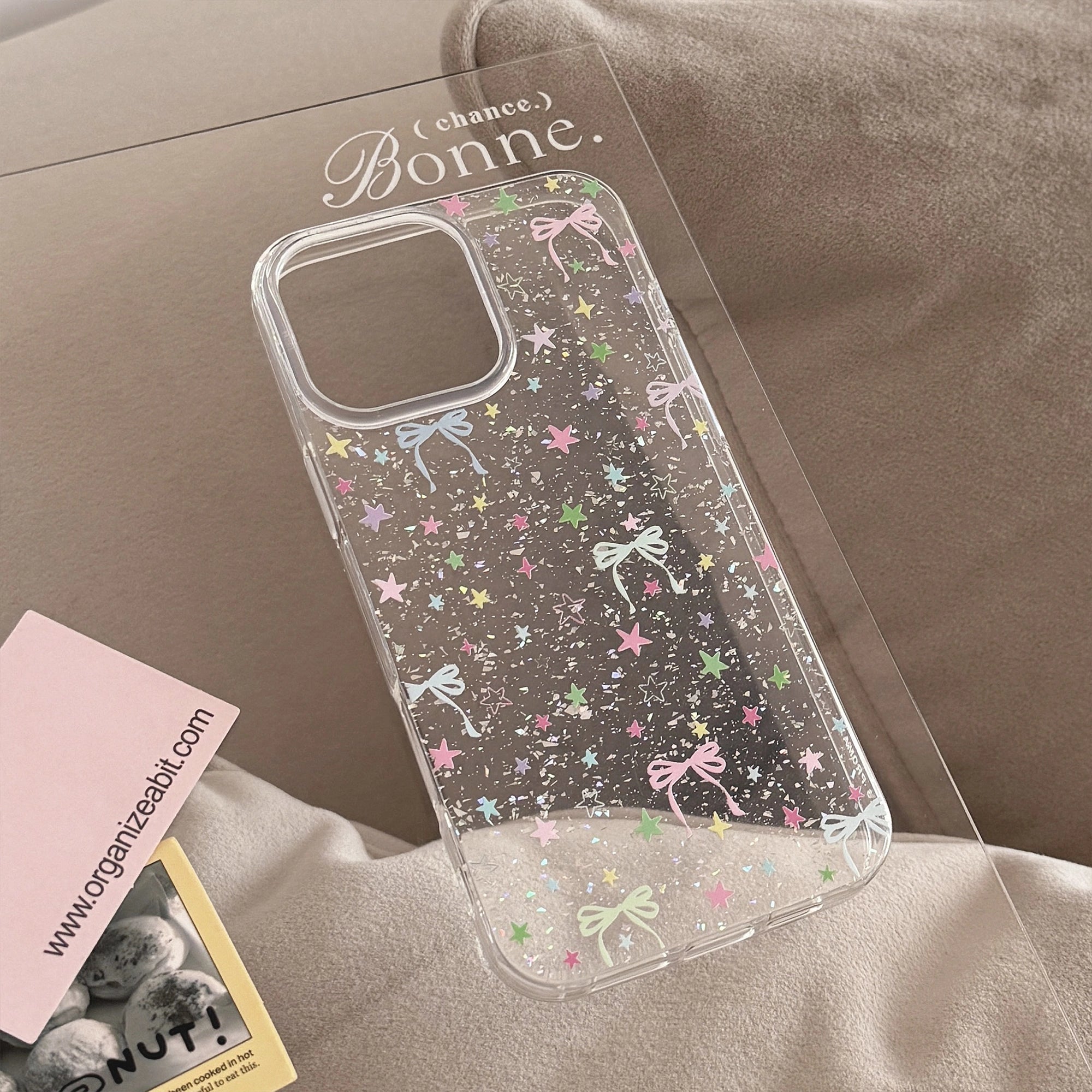 Colorful Stars & Knots - iPhone Case